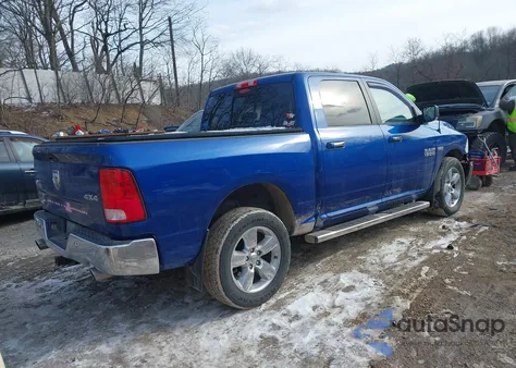 2017 Ram 1500 Big Horn 4X4 5'7 Box из США, поврежденный, VIN 3C6RR7LT6HG611001